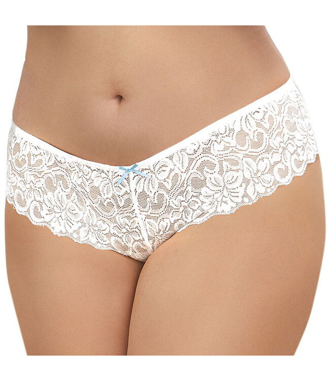 Dreamgirl Dreamgirl Stretch Lace Crotchless Boyshort Queen