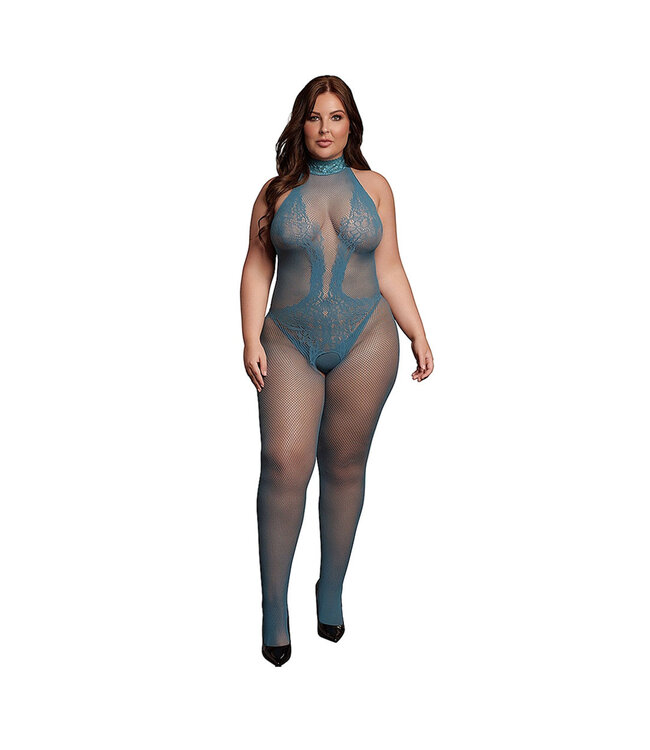 LE DÉSIR by Shots America Le Désir Fishnet and Lace Bodystocking