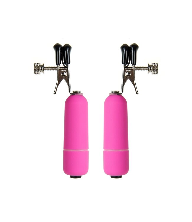 Shots America Ouch! Vibrating Nipple Clamps