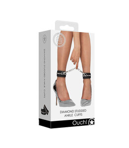 Shots America Ouch! Diamond Studded Ankle Cuffs