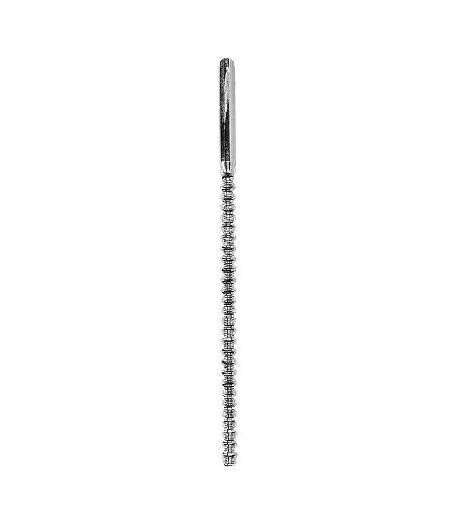 Shots America Ouch! Urethral Sounding - Stainless Steel Ribbed Dilator - 10mm