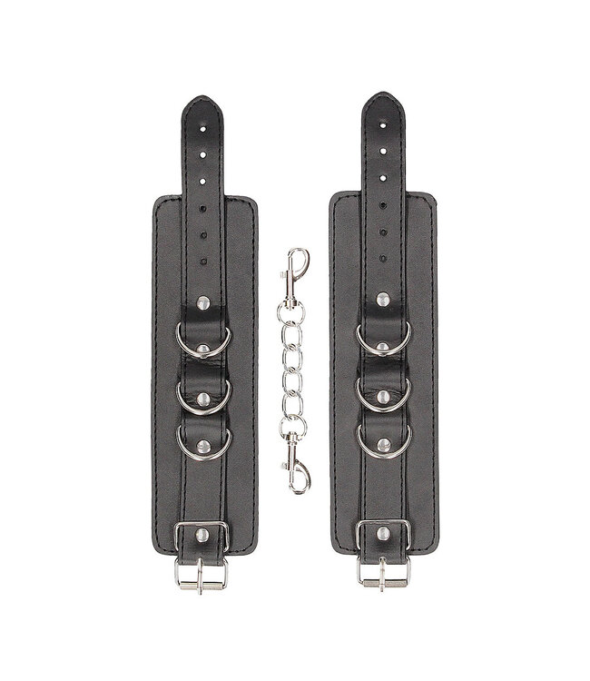 Shots America Bonded Leather Hand or Ankle Cuffs - With Adjustable Straps