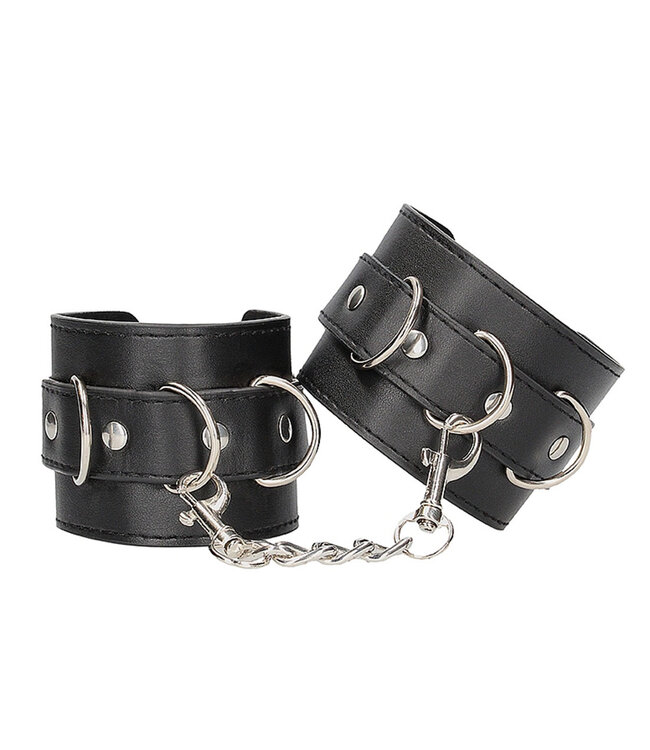 Shots America Bonded Leather Hand or Ankle Cuffs - With Adjustable Straps