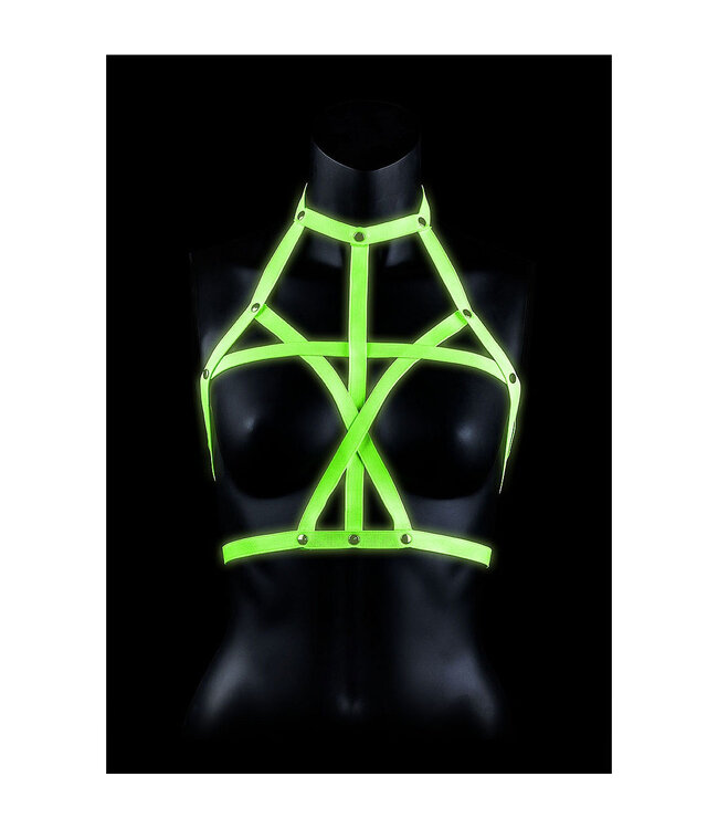 Shots America Ouch! Glow in the Dark Bra Harness