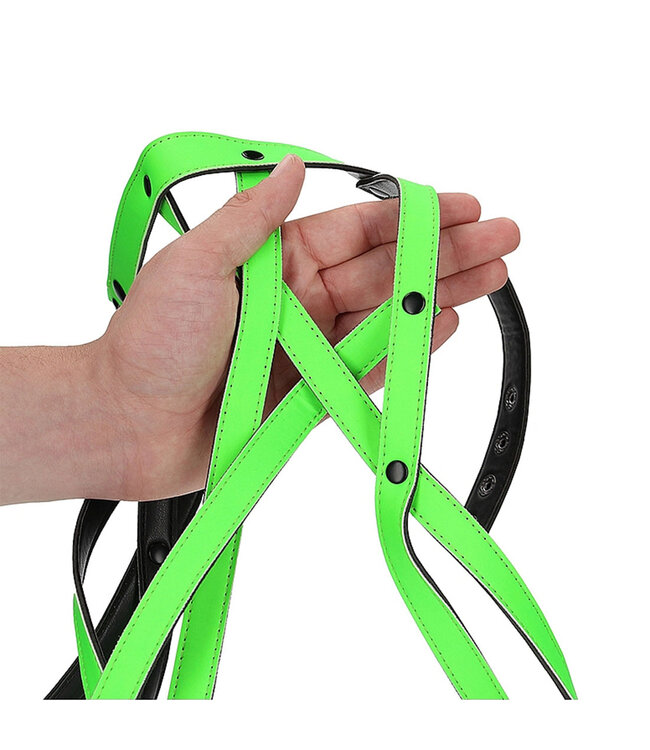 Shots America Ouch! Glow in the Dark Bra Harness