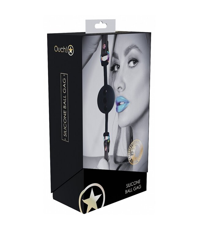 Shots America Ouch! Venice Collection Silicone Ball Gag