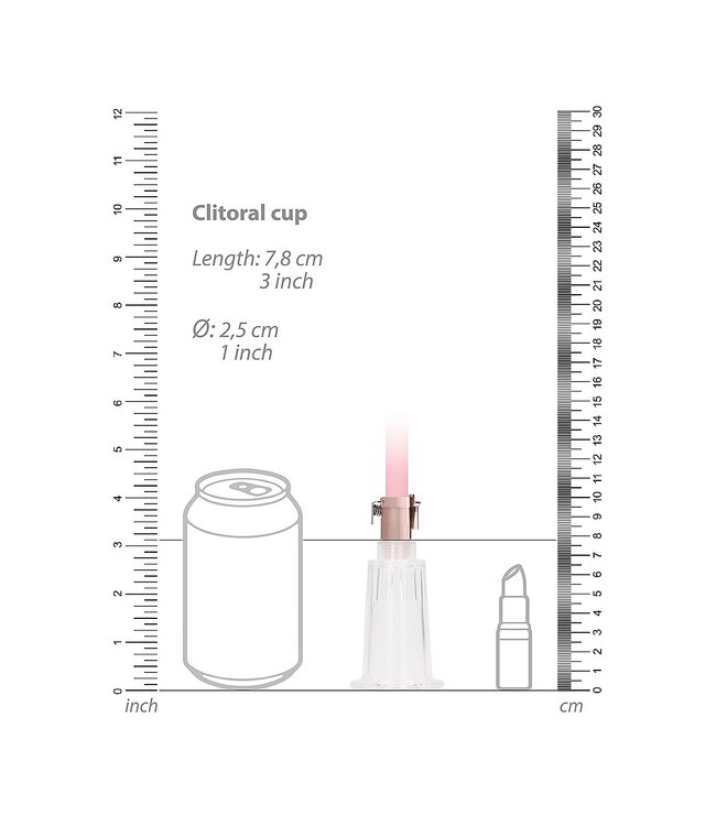 Shots America Pumped Automatic Rechargeable Clitoral & Nipple Pump Set - Large