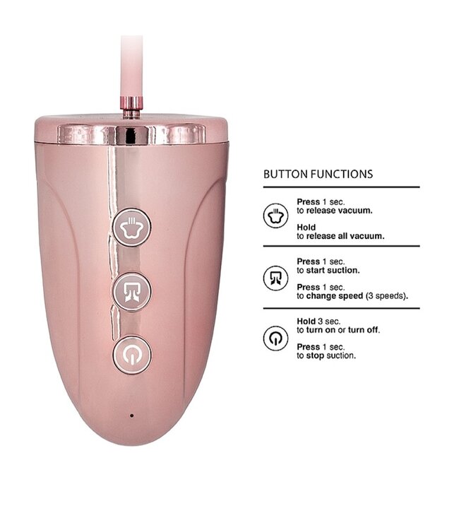 Shots America Pumped Automatic Rechargeable Clitoral & Nipple Pump Set - Large