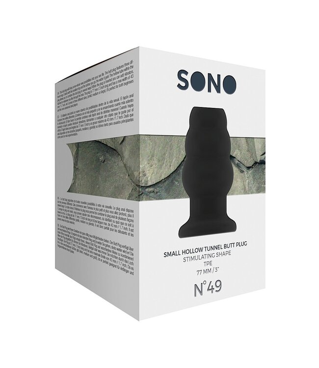 Shots America SONO No. 49 Hollow Tunnel Butt Plug - Small