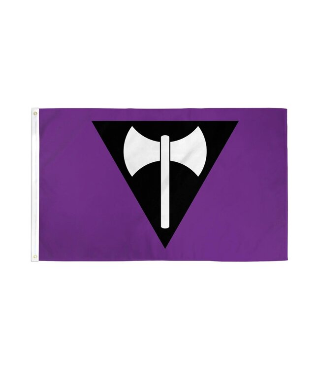 Lesbian Labrys Flag 3ft x 5ft