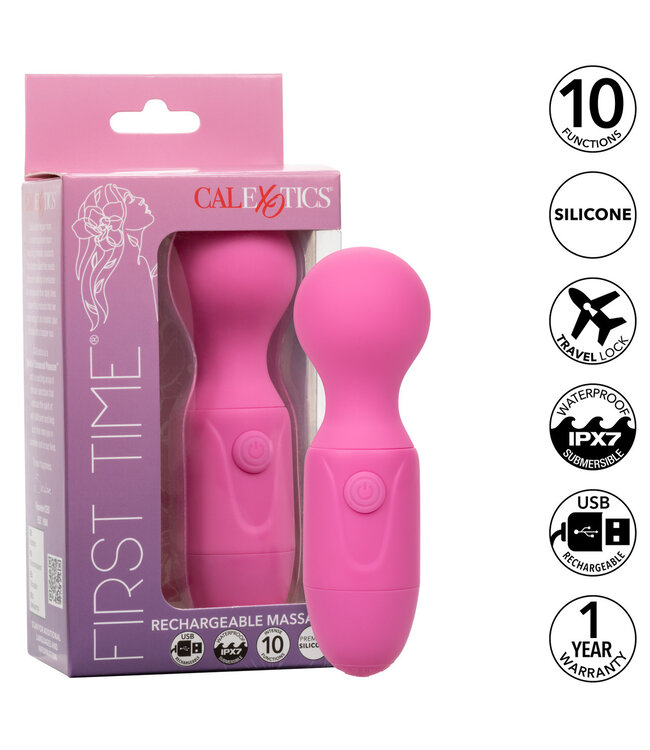 CalExotics First Time® Rechargeable Massager - Pink