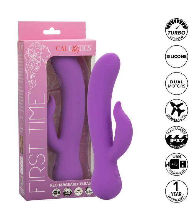 CalExotics First Time® Rechargeable Pleaser