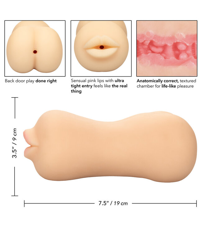 CalExotics Stroke It™ Mouth/Ass