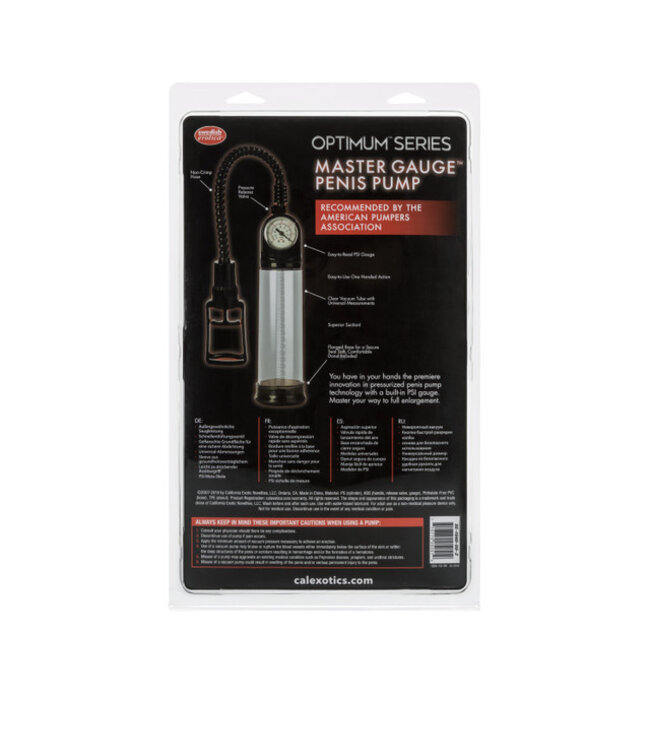 CalExotics Optimum Series® Master Gauge™ Penis Pump