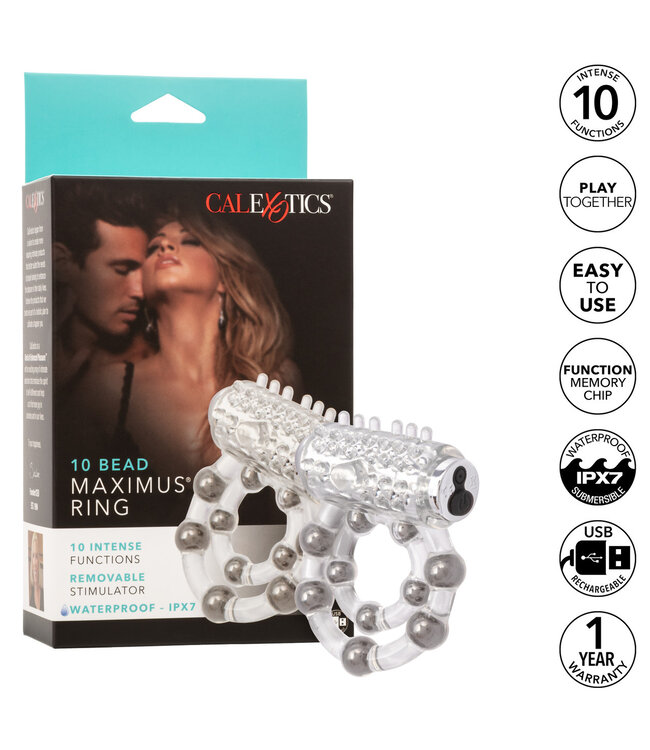 CalExotics 10 Bead Maximus® Ring (Rechargeable)