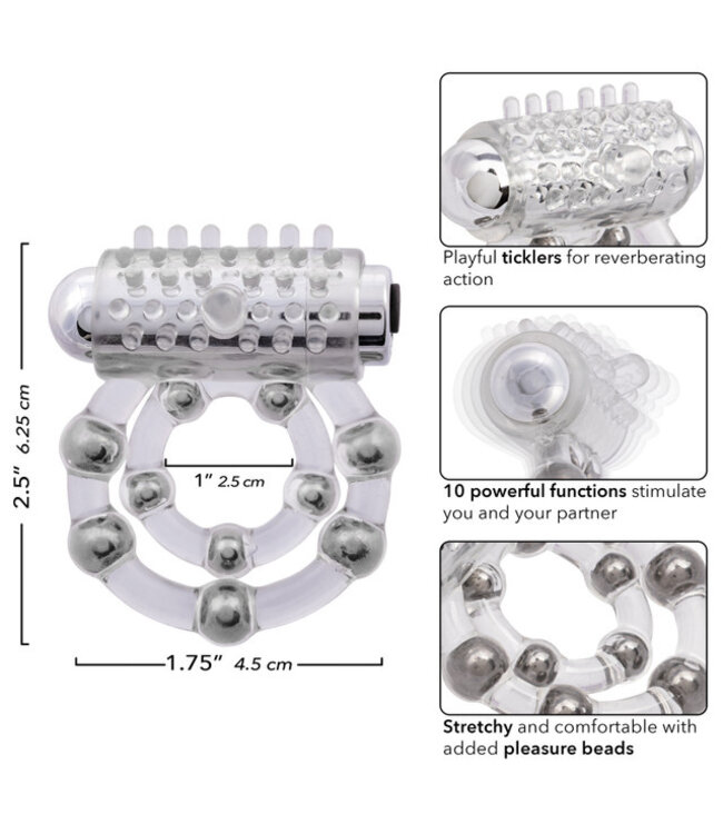 CalExotics 10 Bead Maximus® Ring (Rechargeable)