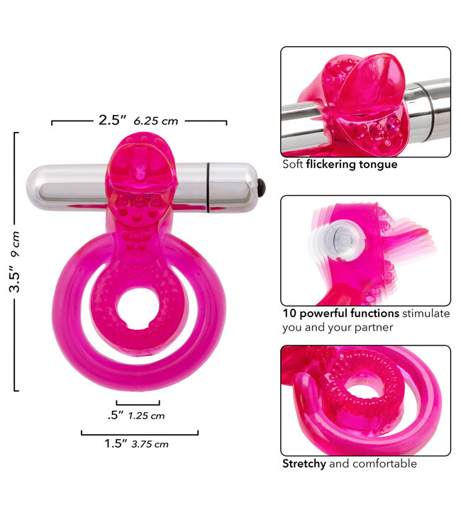 CalExotics Dual Clit Flicker™ (AAA)