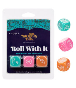 CalExotics Naughty Bits® Roll With It™  Icon-Based Sex Dice Game