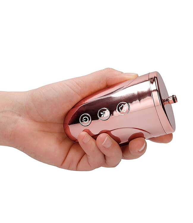 Shots America Pumped Rose Gold Automatic Rechargeable Breast Pump Set - Large