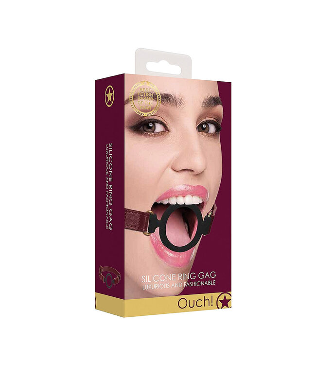 Shots America Ouch! Halo Silicone Ring Gag
