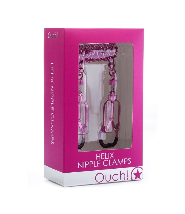Shots America Ouch! Helix Nipple Clamps