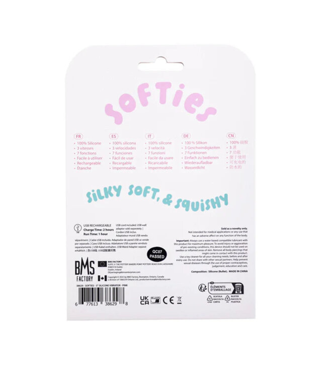 Softies 5” Silicone Vibrator