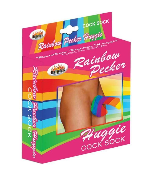 Rainbow Pecker Huggie Cock Sock