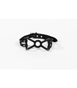 Rubber Coated Spider Gag with Leather Strap