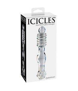 Icicles Icicles No. 11 Textured Double-Ended Glass Dildo