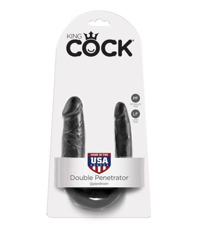 King Cock King Cock Double Trouble Dildo - Small
