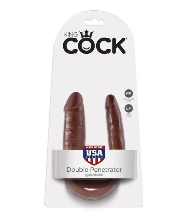 King Cock King Cock Double Trouble Dildo - Small