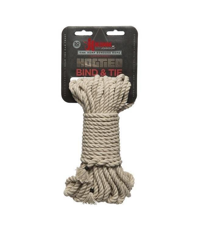 Kink - Bind & Tie Hemp Bondage Rope - 50'