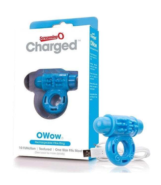 Screaming O Screaming O Charged - O Wow Vibrating Cock Ring