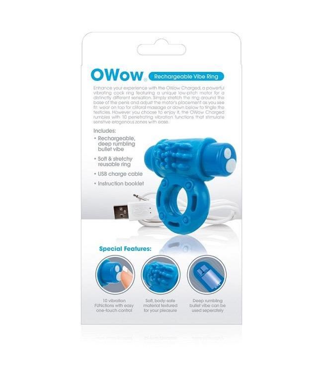 Screaming O Screaming O Charged - O Wow Vibrating Cock Ring