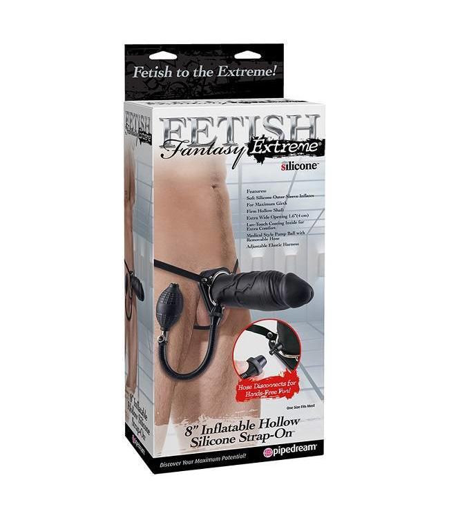 Fetish Fantasy Elite Fetish Fantasy Elite 8" Inflatable Hollow Strap-On