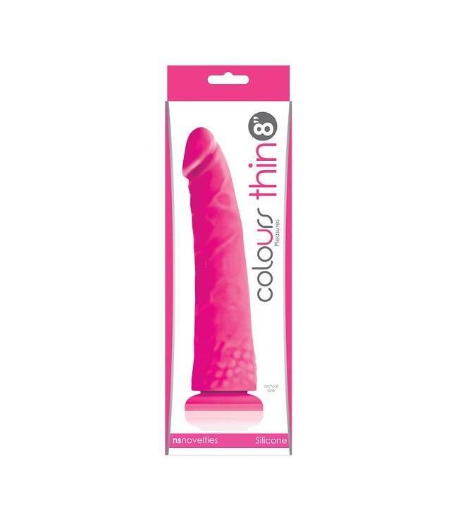 NS Novelties Colours Pleasures Thin 8" Dildo
