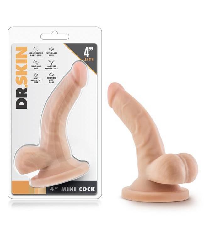 Blush Novelties Dr. Skin 4" Mini Cock Beige