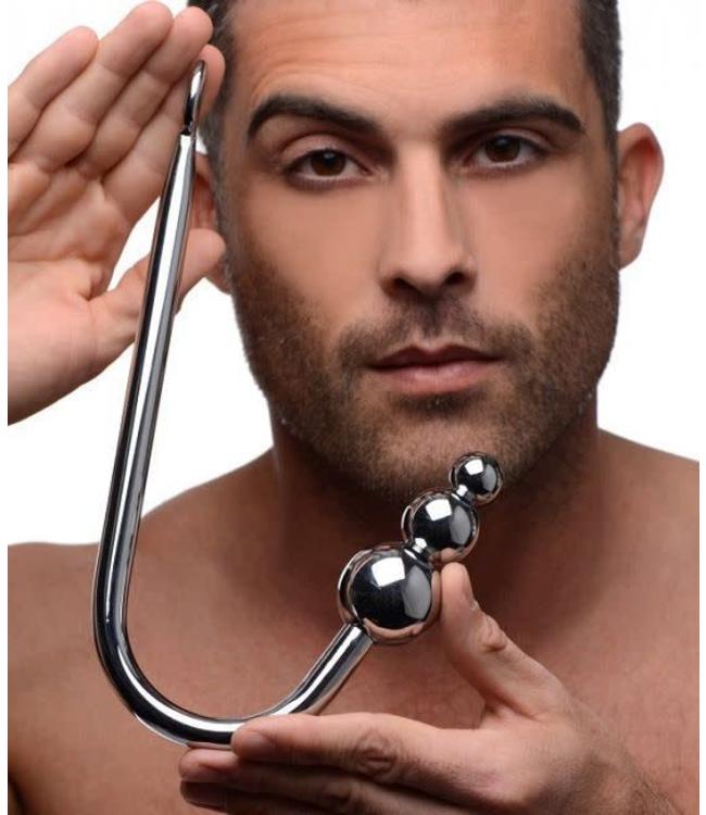 Master Series Meat Hook Beaded Anal Hook