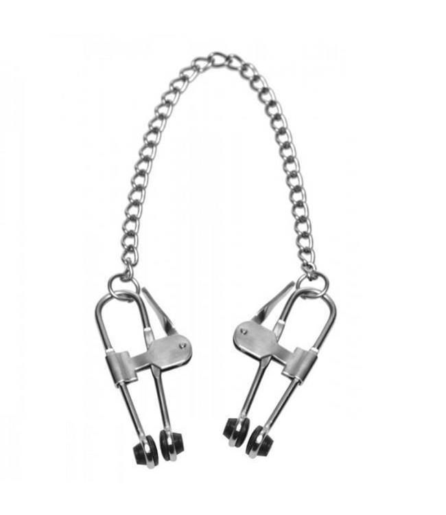 Intensity Nipple Press Clamps with Chain