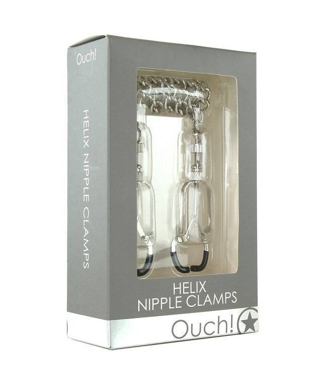 Shots America Ouch! Helix Nipple Clamps