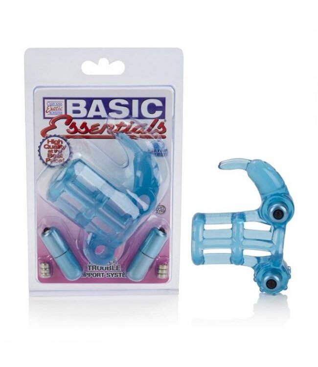 CalExotics Basic Essentials Double Trouble Vibrating Support System