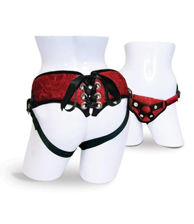 Sportsheets Sunrise Lace Corsette Strap-On
