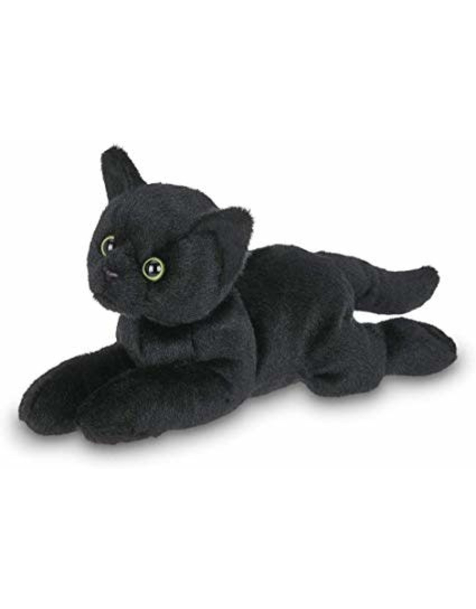 stuffed black kitten