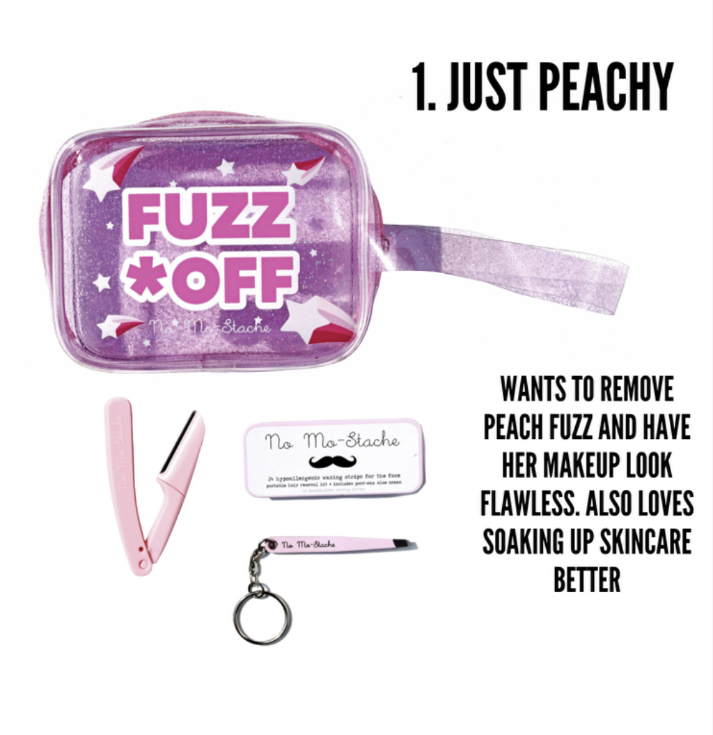 No-Mo Stache Fuzz Off Waxing Gift Set