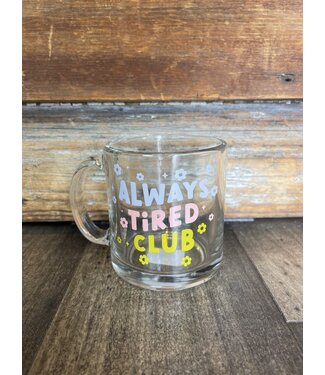 Talking Out Of Turn Clear Glass Mug