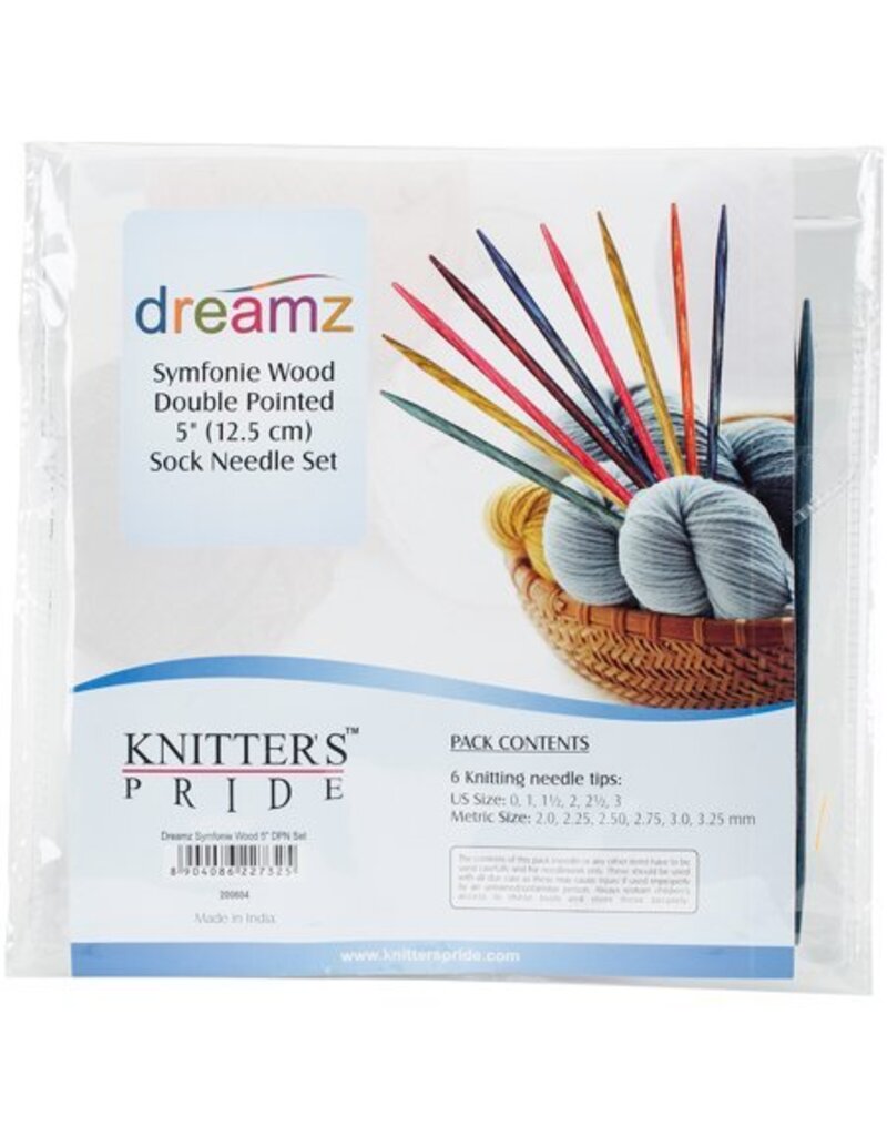Knitters Pride KP Dreamz Double Point 5" (12.5cm) - Set of 6 (200604)