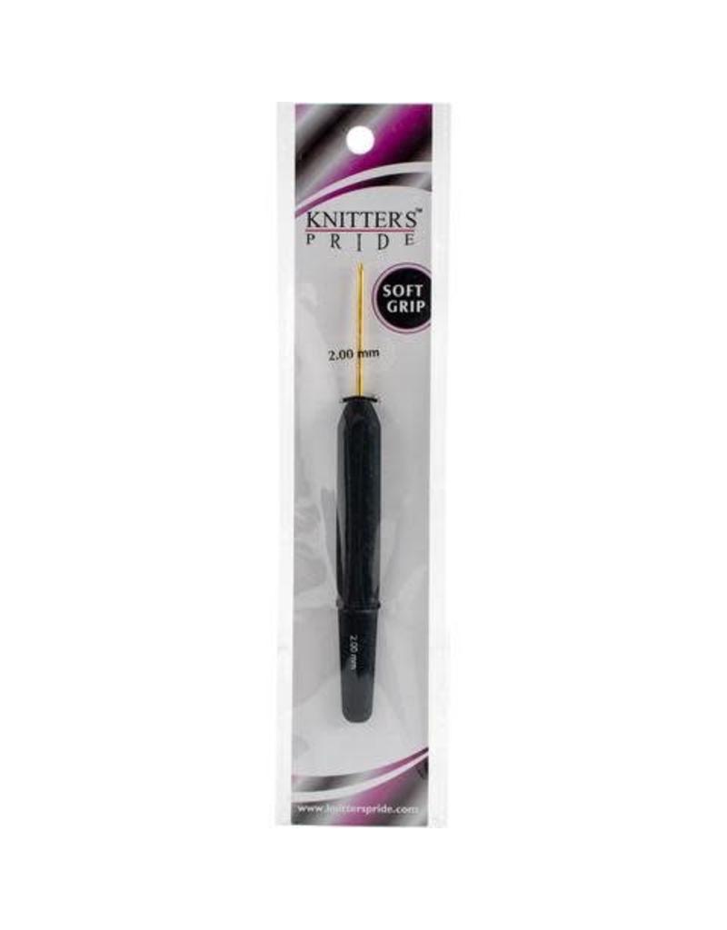 Knitters Pride KP Aluminum Gold Crochet Single End