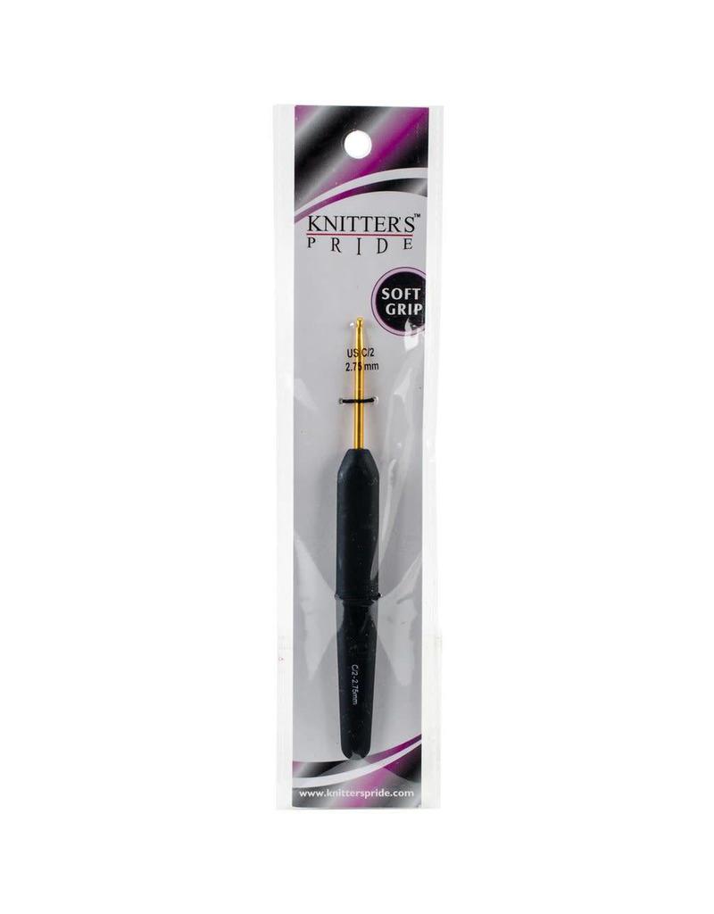 Knitters Pride KP Aluminum Gold Crochet Single End