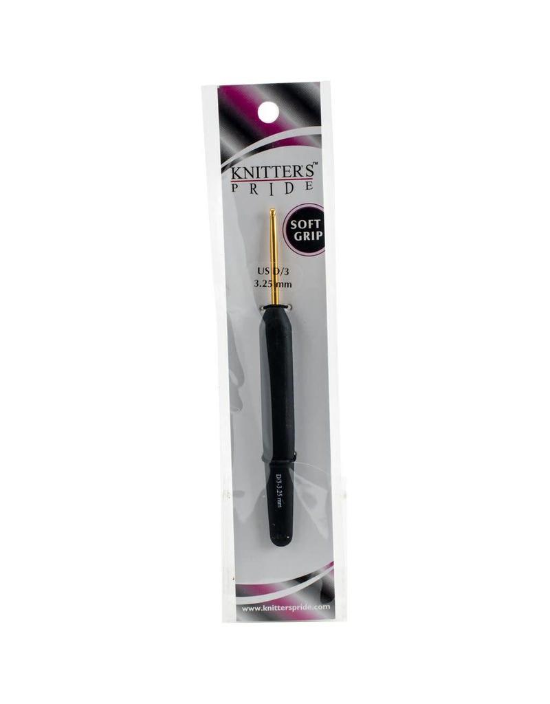 Knitters Pride KP Aluminum Gold Crochet Single End