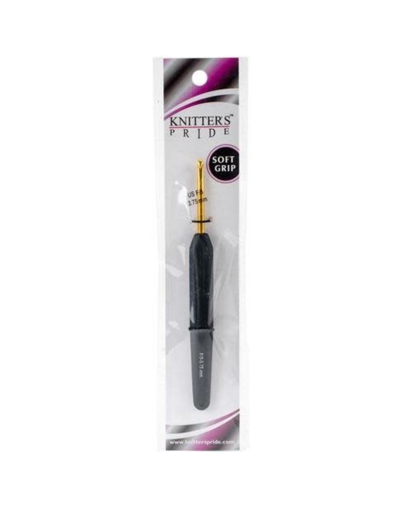 Knitters Pride KP Aluminum Gold Crochet Single End